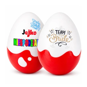 Personalizowany prezent na wieczór panieński Jajko Niespodzianka XL 20cm. Prezent, podziękowania na wieczór panieński dla dziewczyn i Panny Młodej.