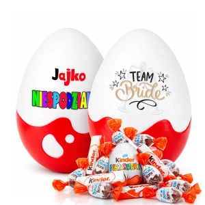 Słodki prezent na wieczór panieński Niespodzianka XL 20cm ze słodyczami. Prezent, upominek, pomysł na podziękowania dla gości na wieczór panieński.
