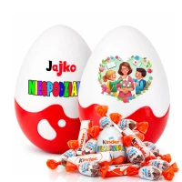 Słodki prezent dla nauczycielki na koniec roku – Niespodzianka XL 20cm ze słodyczami. Upominek na zakończenie przedszkola i koniec roku szkolnego.