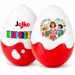 Prezent dla nauczycielki na koniec roku - Niespodzianka XXL na Dzień Nauczyciela. Upominek dla wychowawczyni na zakończenie przedszkola, pudełko box.