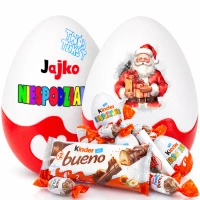 Słodycze na Mikołaja – Niespodzianka XXL. Personalizowany box ze słodyczami na mikołajki dla dzieci i dorosłych. Paczka prezentowa na mikołajki.