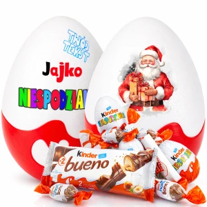 Słodycze na Mikołaja – Niespodzianka XXL. Personalizowany box ze słodyczami na mikołajki dla dzieci i dorosłych. Paczka prezentowa na mikołajki.