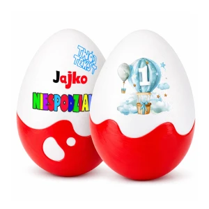 Personalizowane pudełko na roczek dla chłopca – Niespodzianka XL 20cm. Box na wyjątkowy prezent na roczek dla chłopczyka na pierwsze urodziny.