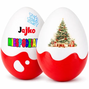 Personalizowany prezent na Święta Bożego Narodzenia – Niespodzianka XXL z imieniem pod choinkę. Pudełko świąteczne na prezent od mikołaja dla dziecka.