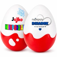 Personalizowany prezent dla Dziadka Jajko Niespodzianka XXL z imieniem. Pudełko na upominek na Dzień Dziadka, imieniny, święta, urodziny i inne okazje