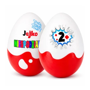 Personalizowany prezent na 2 urodziny, 2 rocznicę związku. Niespodzianka XL 20cm. Prezent na 2 rocznicę ślubu, drugie urodziny dla dziewczynki pudełko