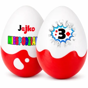 Prezent na 3 urodziny, na zakończenie 3 klasy. Niespodzianka XXL. Prezent na 3 rocznicę ślubu i 3 rocznicę związku. Box dla chłopca, dla dziewczynki.