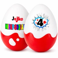 Prezent na 4 urodziny, na 4 rocznicę ślubu i 4 rocznicę związku. Niespodzianka XXL. Prezent na 4 lata, na 4 lecie. Pudełko, box na czwarte okazje.