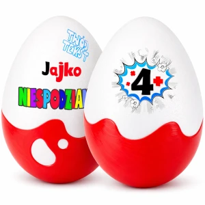Personalizowany prezent na 4 rocznicę ślubu i 4 rocznicę związku, na 4 urodziny. Niespodzianka XXL. Prezent na 4 lata, na 4 lecie. Pudełko, box.