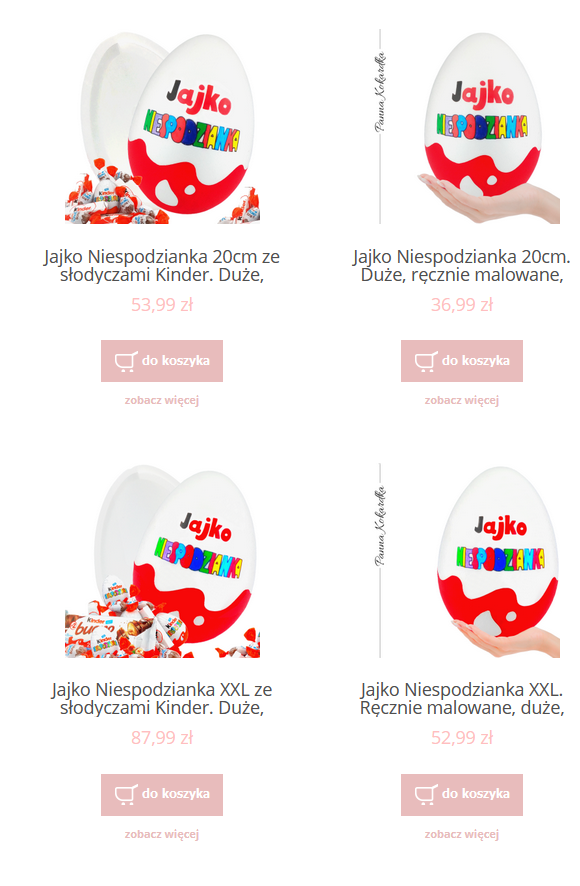Prezent ze słodyczami dla dzieci i dorosłych