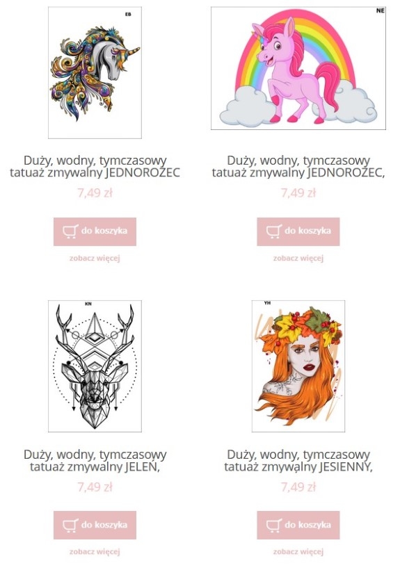 tatuaze-dla-dzieci-jednorozce