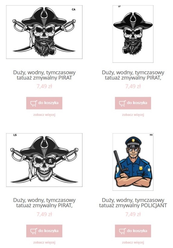tatuaze-zmywalne-allegro